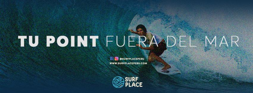 Surf Place tu point fuera del mar