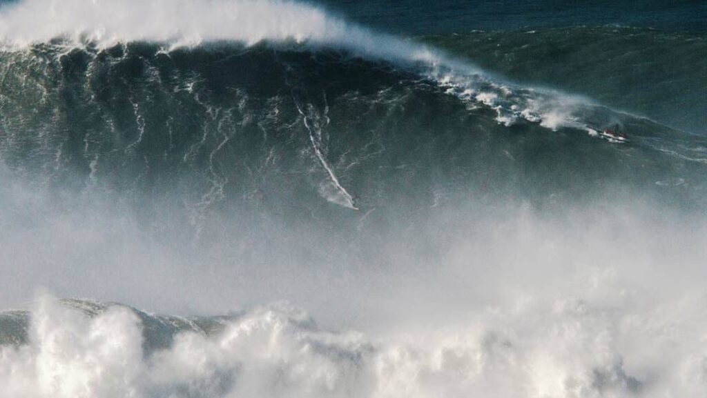 Nazare prende la máquina