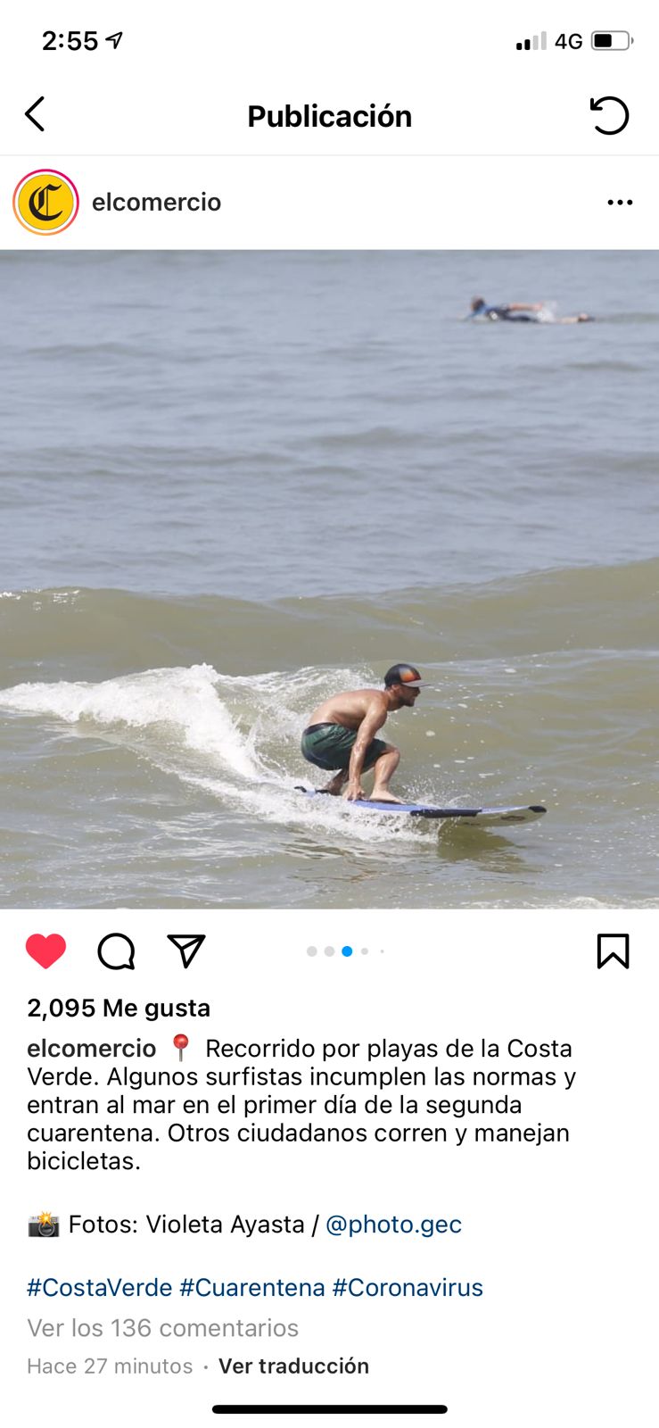 El comercio ataca surfistas