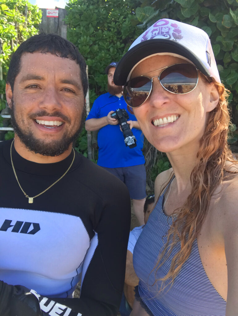 Selfie con Adriano De Souza